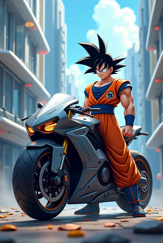 Goku and moto