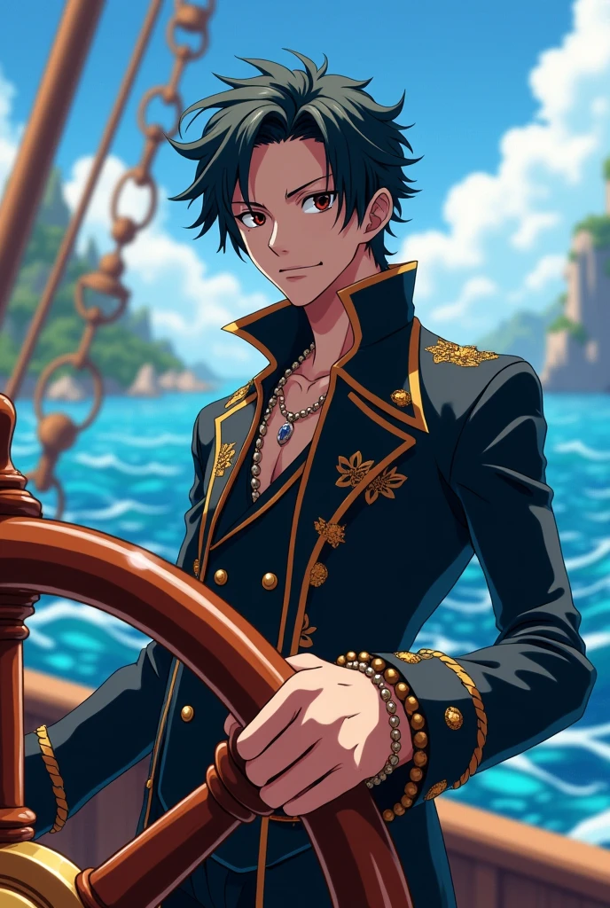 Hyunjin from stray kids as a character from One piece