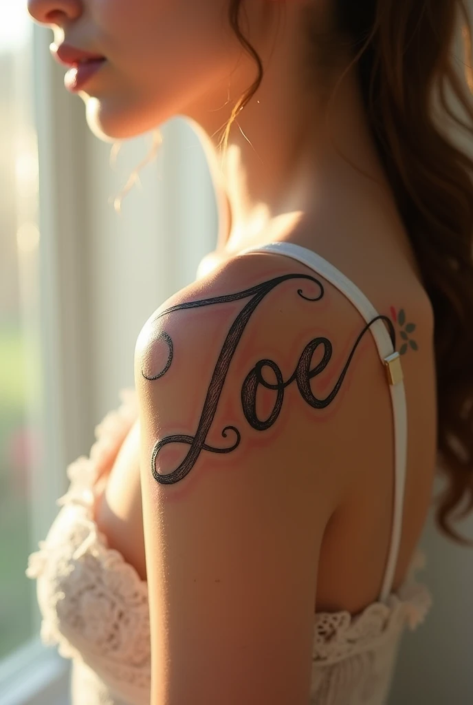 Zoe name tattoo