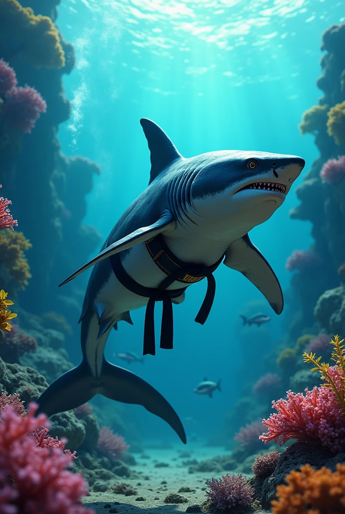 Black belt shark