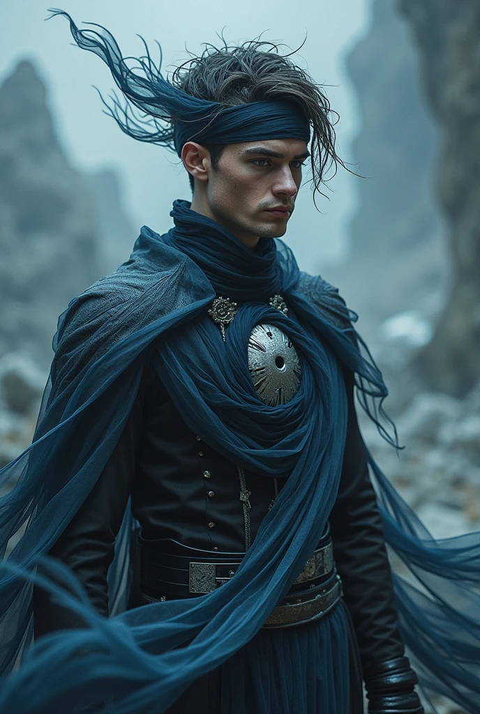 The Eye of the Storm (Male)

Concept Overview:

Theme: The Eye of the Storm represents the calm and control in the midst of chaos. The costume should evoke the swirling power of a storm with a serene center.

Costume Elements:

• Base Outfit:

• Material: Dark, swirling fabrics like gray or navy blue, with a gradient effect to mimic the storm clouds.

Color Scheme: Shades of gray, blue, and white to represent the storm and its eye.

• Storm Elements:

• Design: Incorporate swirling patterns on the outfit, possibly with layered fabric to create the illusion of movement.

DIY Tip: Use layers of tulle or chiffon in different shades to create the swirling effect. Attach these layers to the base outfit.

• Transformation:

• Initial State (Chaos): The model begins with the layers of the outfit swirling around him, representing the storm's fury.

How to Transform: As the model walks, he can remove or calm the swirling layers to reveal a more structured, calm center.

• Visual Impact: The shift from chaos to calm symbolizes finding peace and control in turbulent times.

• Accessories:

• Headpiece: A simple, metallic or dark headband, possibly with wave-like designs.

Jewelry: Minimalist, with silver or dark tones to match the storm theme.

• Makeup and Hair:

• Makeup: Sharp and defined, with gray or blue tones. Consider using a bit of face paint to create lightning-like streaks.

• Hair: Styled to look windswept, with a bit of gel or spray to hold the shape.

Final Touches:

Props: A small fan or wind machine could enhance the effect of the swirling storm.