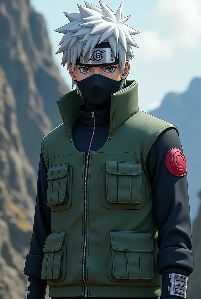 create kakashi image using sharingan
