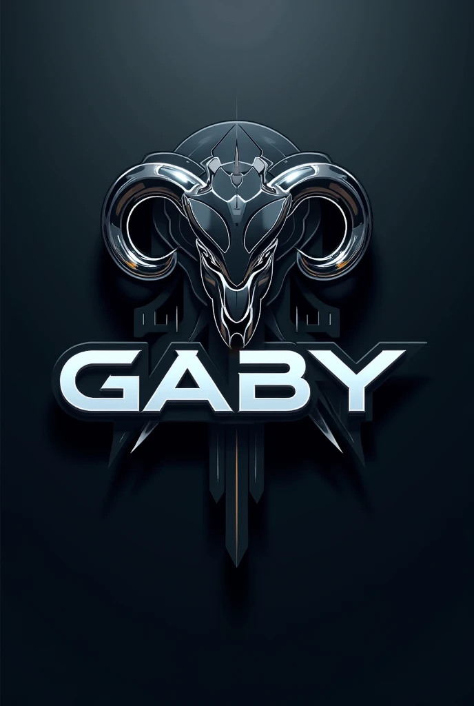 Logo exactly with the word Gaby's futuristic style mixing it with the Taurus sign in all its splendor and strength that is eye-catching
