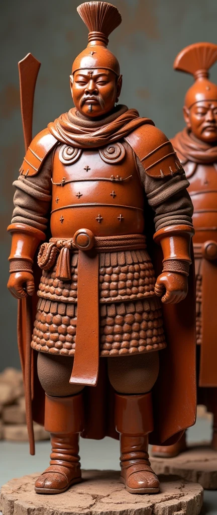 glossy ceramic teracotta warriors