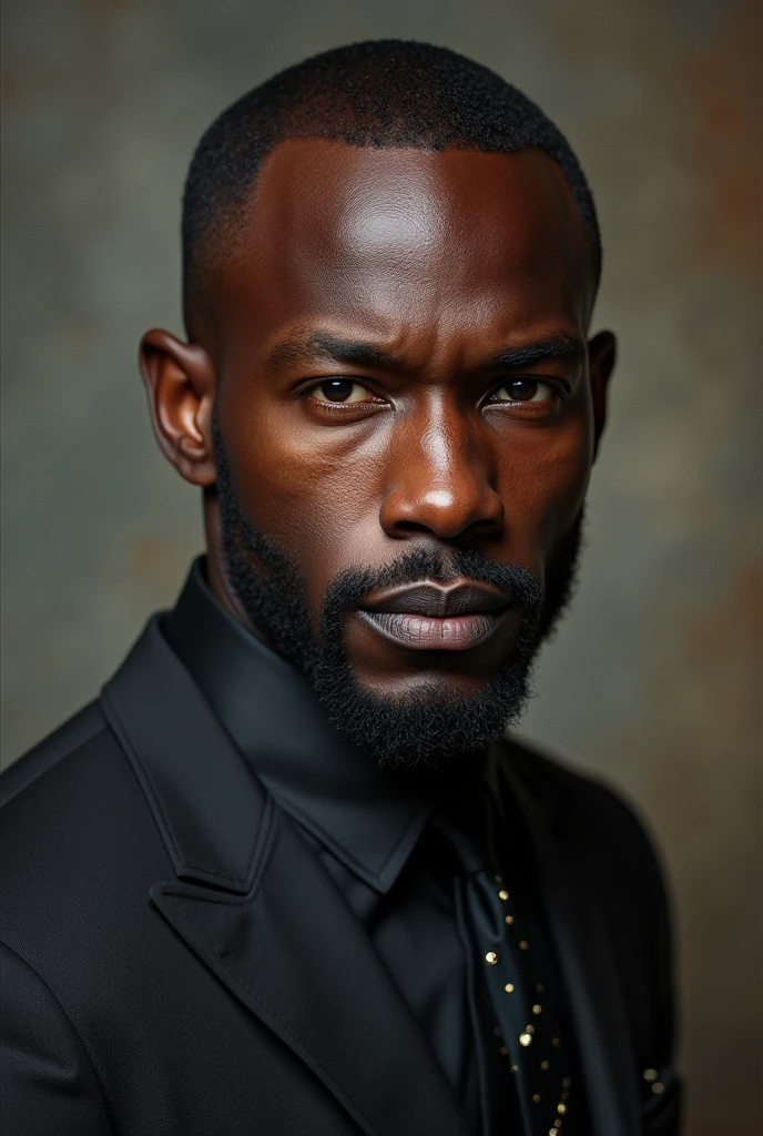Image of a rich dark-skinned man for sale