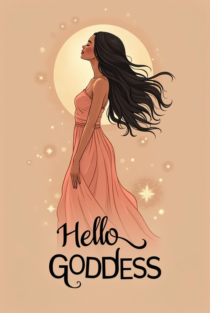 Clothing store called hello Goddess, Create a logo and show different options 