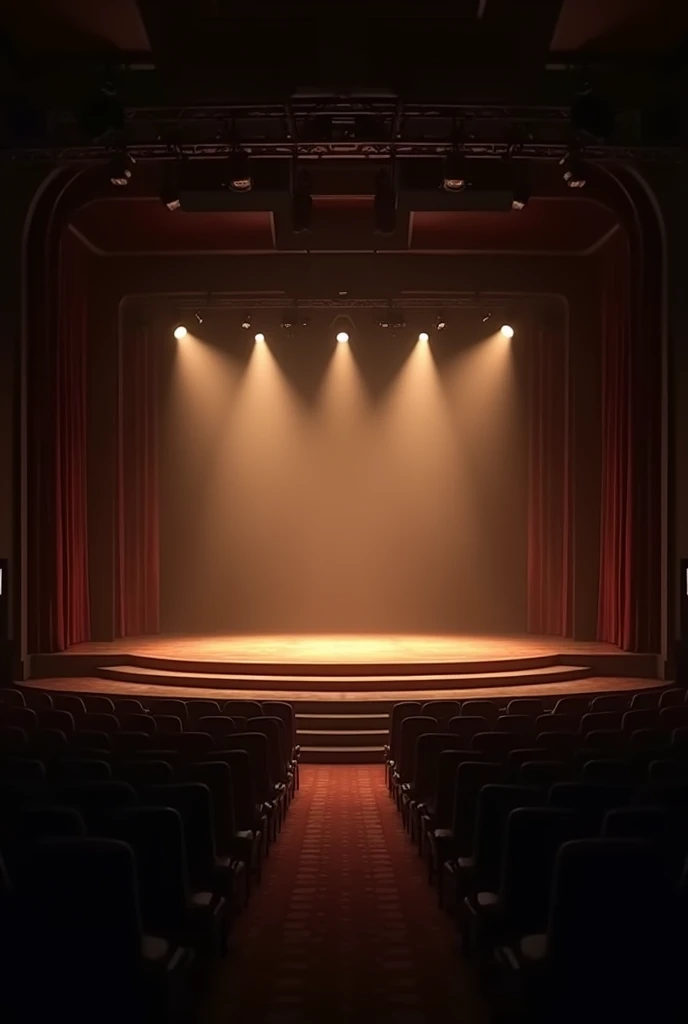 A lighting stage under which 50-60 people can sit