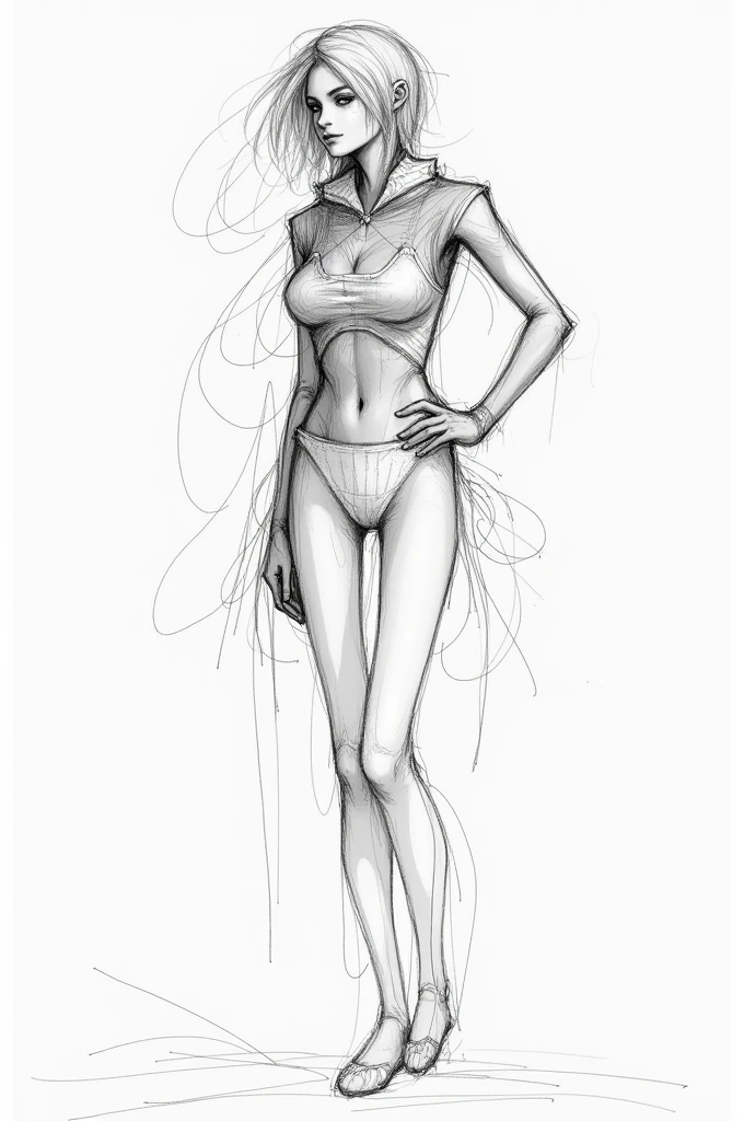 a freehand sketch image