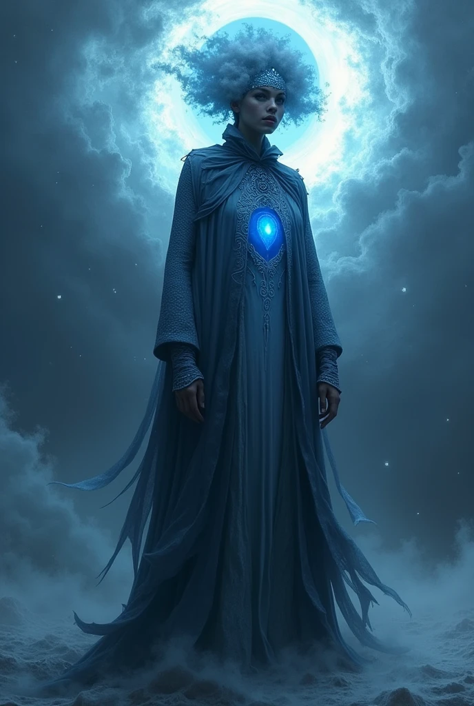 The Eye of the Storm (Male)
Concept Overview: This costume represents calmness and resilience amidst chaos, symbolizing the eye of a storm where everything is still.
Pre-Transformation:
• Base Costume: A dark blue or gray outfit, representing stormy skies. The outfit could be a simple tunic and pants combination made from affordable cotton or polyester.
• Design: Add swirling cloud patterns using white or gray fabric paint, mimicking the motion of a storm.
Transformation:
• Transformation Mechanism: The outer layer can be removed to reveal a bright, sky-blue or white outfit underneath, symbolizing the calm eye of the storm. This can be achieved with detachable panels or a reversible outfit.
• Final Look: The final look should be peaceful and serene, contrasting the initial stormy appearance.
• Accessories:
• Headpiece: A simple headband with cloud or lightning motifs.
• Jewelry: A pendant or amulet shaped like a cloud or a drop of water.