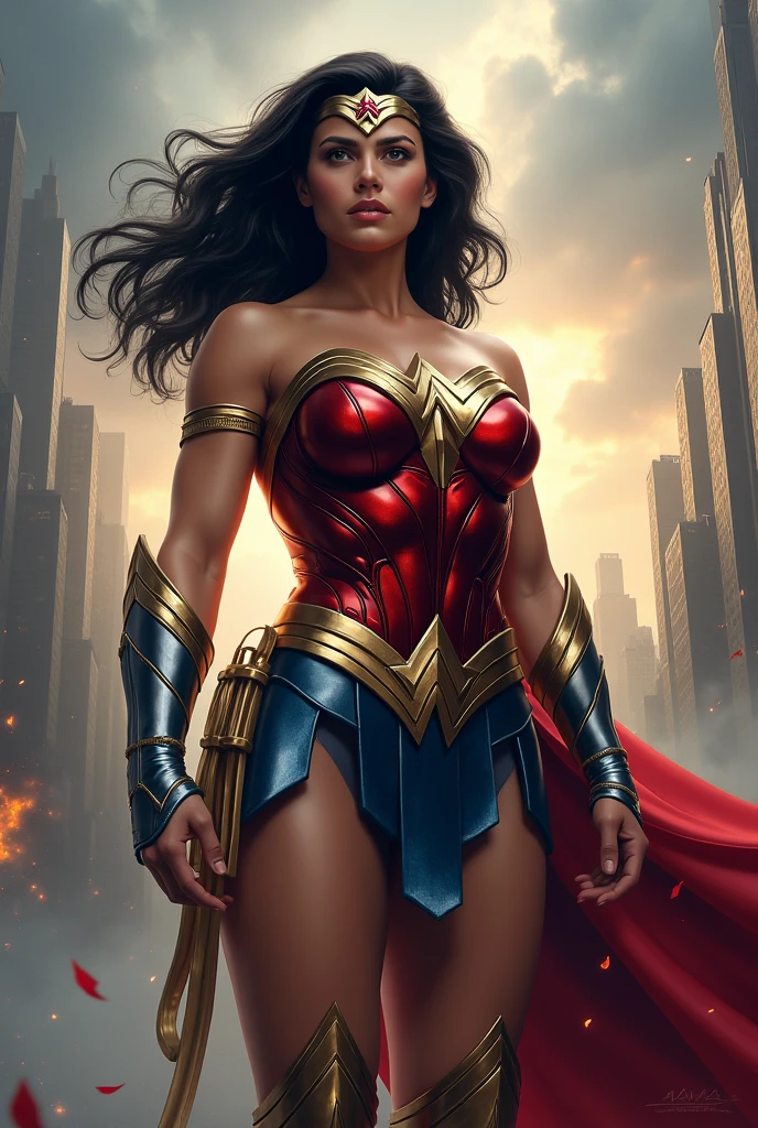 I want my pic as wonder woman 