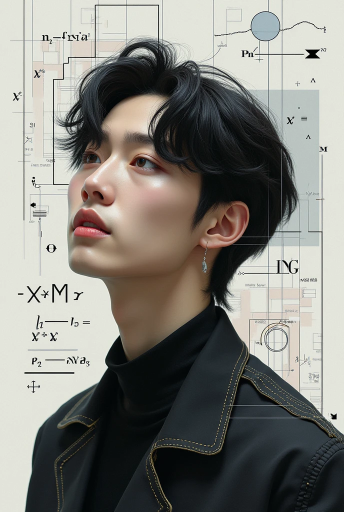 (photorealism:1.2), hyunjin stray kids math