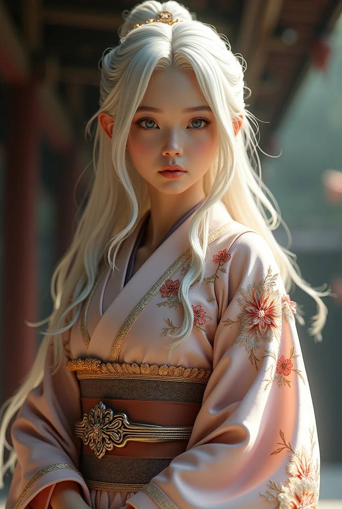 Lunafreya Photorealistic kimono