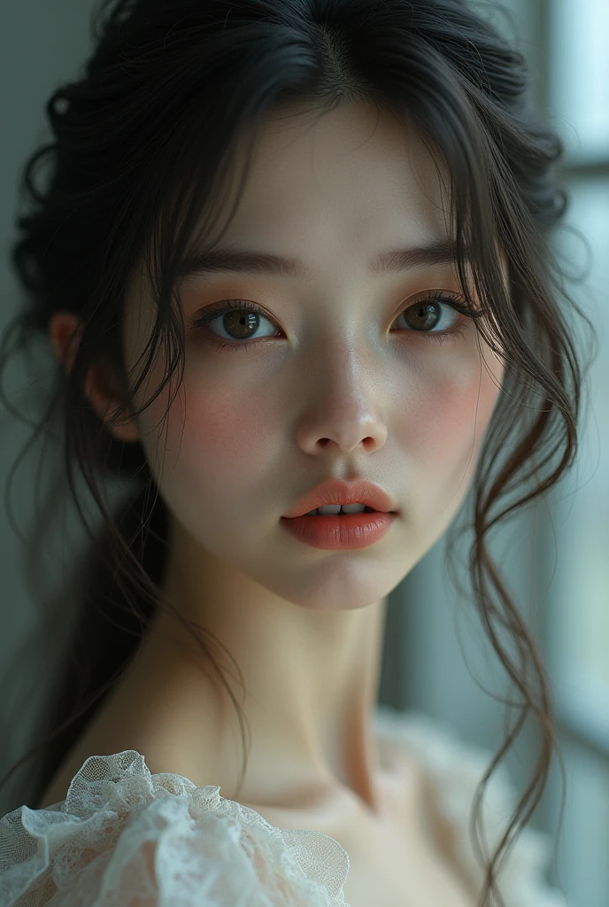 (photorealism:1.2), beatiful woman with anything