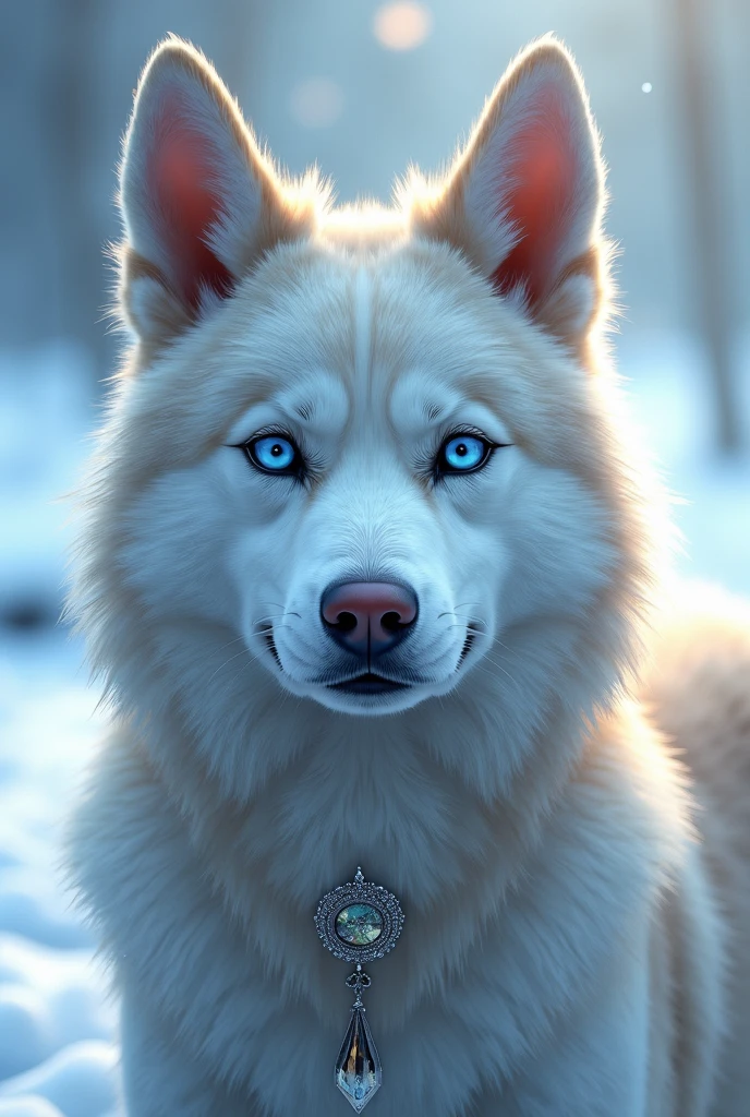 Lunafreya photorealistic siberian husky