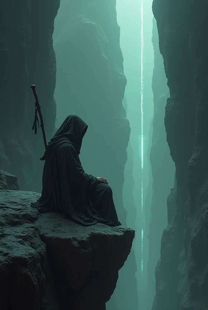 Pilgrim of the abyss resting