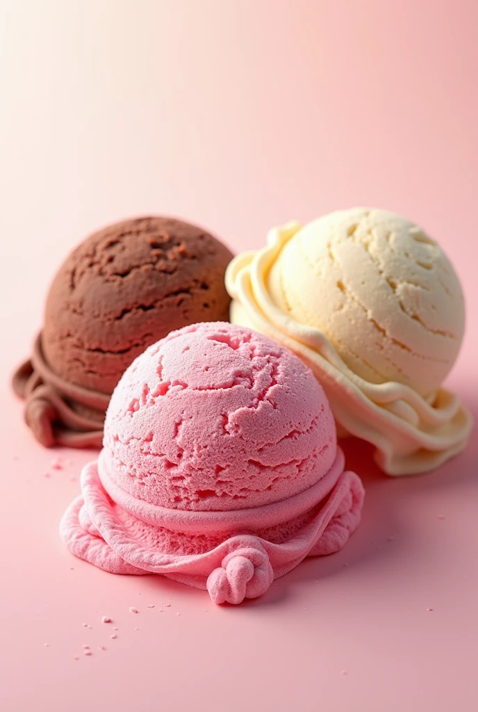  book cover with images of Neapolitan ice cream 