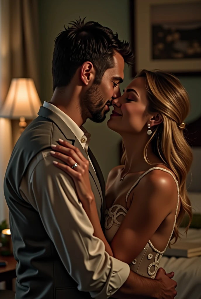 Husband wife romantic mood photos