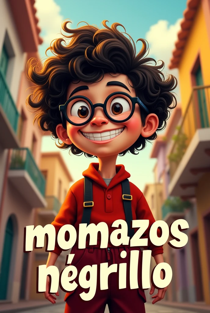 A Quico from EL CHAVO DEL 8 and below a large text that says Momazos negrillo