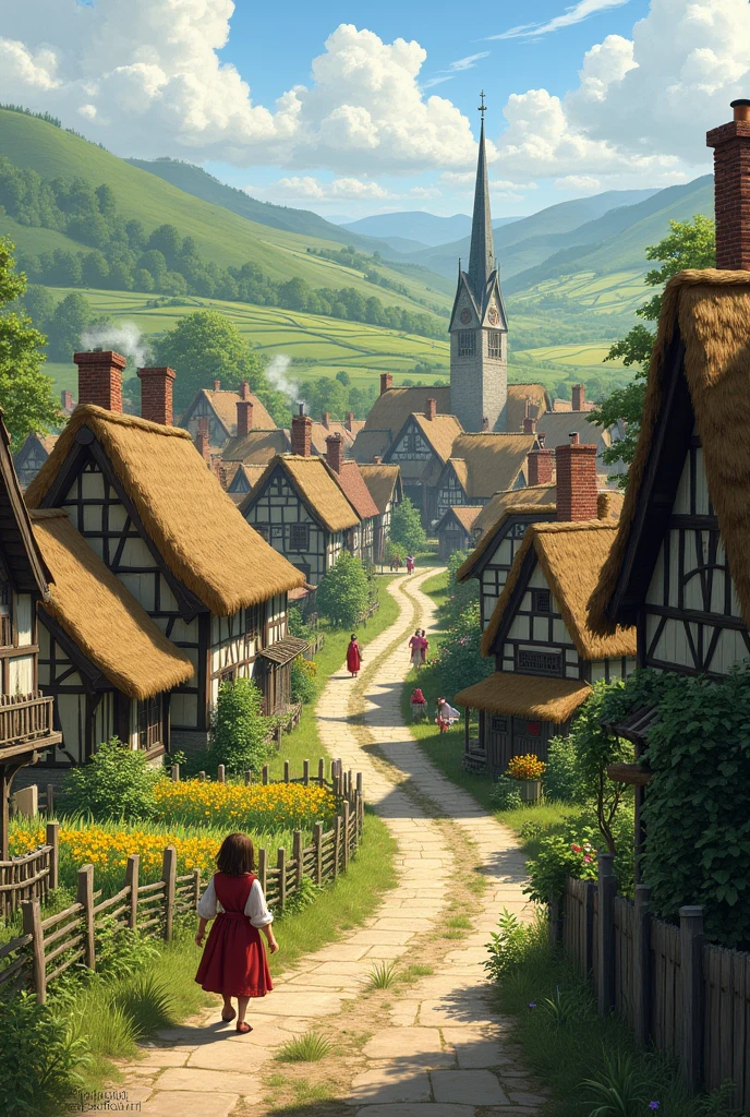 Village in farmer 
