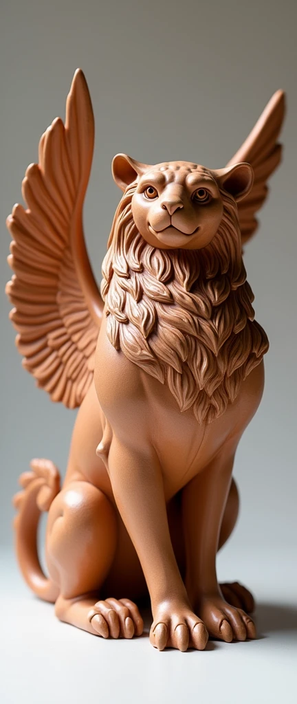 ceramic terracotta griffin