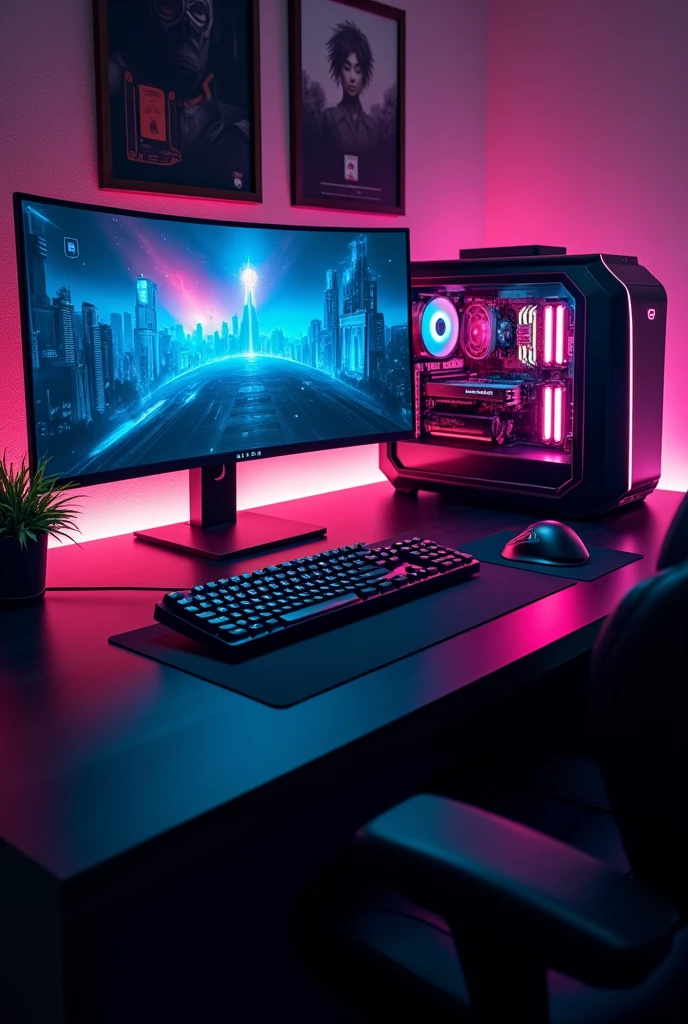rich gaming setup


