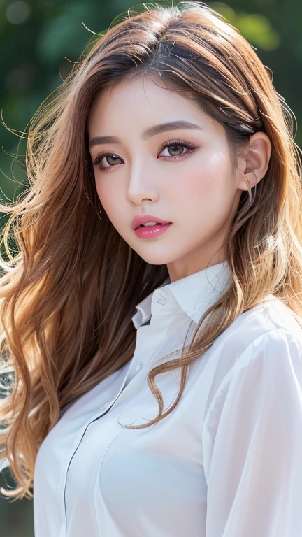 (Highest quality、8k、Award-winning works、Ultra-high resolution)、One beautiful woman、(soaking white shirt:1.2)、(Soaking wet blonde:1.2)、(Soaking wet hair:1.2)、(Wet and shiny hair:1.2)、(Skin showing through a wet shirt:1.2)、(The wettest skin:1.2)、(Ultra-high resolution, Realistic water splashes:1.2)、(完璧で最も自然なUltra-high resolutionの水しぶき:1.2)、Colored contact lenses、Perfect Makeup、Long eyelashes、Beautiful eyeshadow、Bright and shiny lipstick、very long wavy hair、(私がWhat I've seen so far中で最も幸せで面白い笑顔'What I've seen so far:1.1)、(very heavy rain:1.2)、(heavy rain:1.2)、(dewey, Glowing Skin:1.2)、(A soaked woman:1.2)、(Face close-up:1.6)、(Strongly blurred vibrant Shibuya city background:1.1)、(Strongly blurred background:1.1)、Accurate anatomy、Ultra HD Hair、(Ultra-high resolutionの完璧な美しい歯:1.1)、Ultra-high resolution beauty face、Ultra HD Hair、Ultra-high resolution sparkling eyes、輝くUltra-high resolutionの美肌、Ultra-high resolutionの艶やかな唇