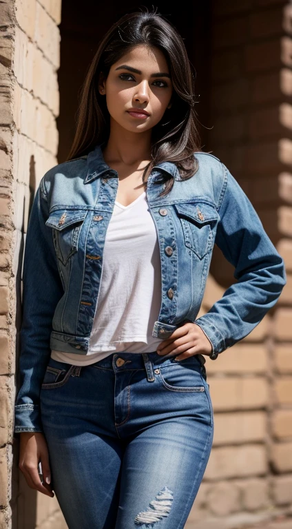 .....RAW, The best quality, high resolution, masterpiece: 1.3), Beautiful indian woman with hijab, masterpiece, Cuerpo delgado perfect, (senos big oneses), Hermosos ojos big oneses, Sweet smile, masterpiece:1.2, The best quality), Realstic, (real image, intricate details, depth of field,Denim jacket,Jeans,panoramic camera), Lip spacing, Highly detailed, Rostro perfect, Cuerpo perfect, perfect, leaning forward, Modelos big oneses, Mature woman leaning forward to show her, Looking at the camera , big ones, long legs, Perfect Natural Bokeh Background