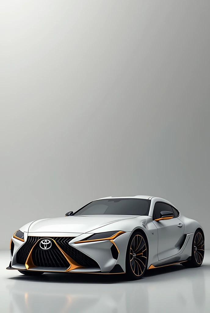 Make an image of an elegant birthday invitation card with a Toyota theme