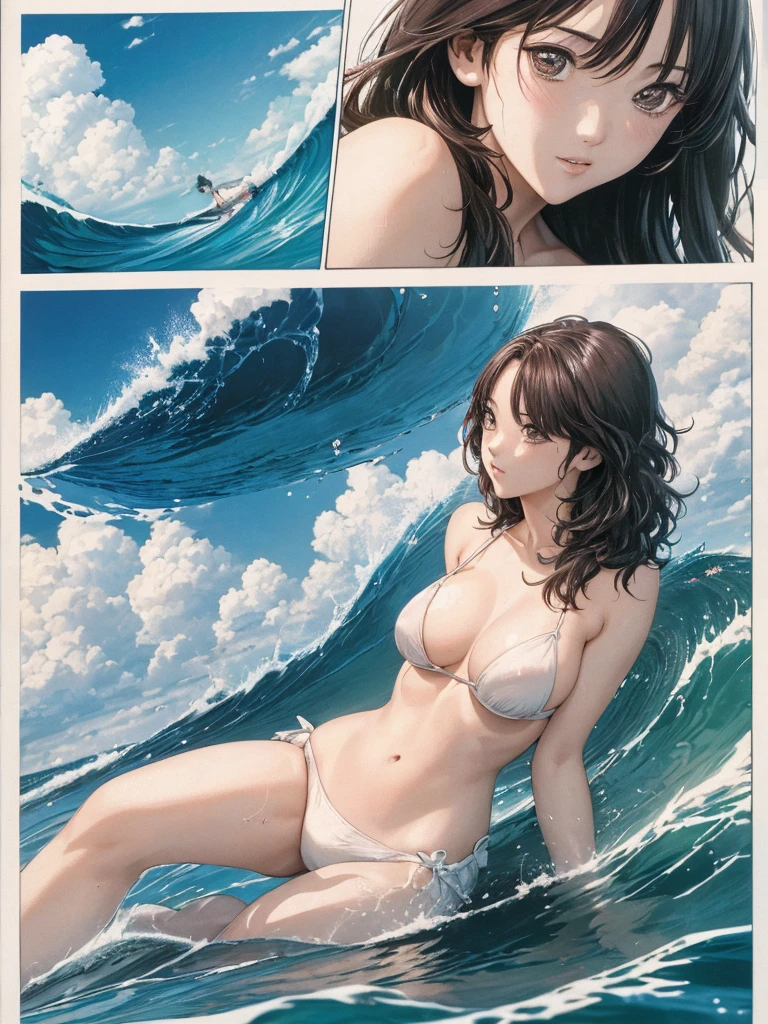 born, masterpiece, Ultra-fine photography,, 最high quality, Ultra-high resolution, ((A comic-like divided composition)),(((Divided photo))), Realistic, ((Flying Heroine)), ((Jump)), ((Above the Clouds)),Full body portrait, ((30歳の女子高born)), ((女子高校bornの制服を身につけている)), Amazingly beautiful, Dynamic pose, Delicate face, bornきbornきとした目,Highly detailed background, Detailed face, Detailed busy background, nice, High definition skin, Realistic skin details,8k,Digital single-lens reflex camera, high quality,Photorealism,View from below, (最high quality, 8k, masterpiece: 1.3),Ultra-high resolution,Shot with Canon EOS R 6, (((夏の日差しの中Beauty of,))),一人の女子高born, Perfect anatomy,Big Breasts,((Glamorous body)), ((Bend your knees)), Dark brown hair: 1.1, Ultra detailed face, Detailed lips, Fine grain, double eyelid, 美しい女子高born, charm,masterpiece, 最high quality, Russian girls , (((Ocean))), (((Light of the sun))), ((beautiful wave spray)), ((Embankment)), Looking into the distance, Beautiful Face, Freeze, Shapely legs, Stunned, (Stunningly beautiful woman), ((Golden ratio of the face)), Dynamic pose, Delicate face, bornきbornきとした目,Highly detailed background, Detailed face, Detailed busy background, nice, High definition skin, Realistic skin details,8k,Digital single-lens reflex camera, high quality,Photorealism,View from below,NSFW,(最high quality, 8k, masterpiece: 1.3),Ultra-high resolution,Shot with Canon EOS R 6, (((Beauty of))), One Woman,Perfect anatomy,(Perfect anatomical toes), ((Big Tits)), ((Glamorous body)), ((Lewd pose)), ((Spread your legs wide)),((Bend your knees)), Dark brown hair: 1.1, Ultra detailed face, Detailed lips, Almond-shaped eyes, double eyelid,A beautiful Japanese wife, charm的,