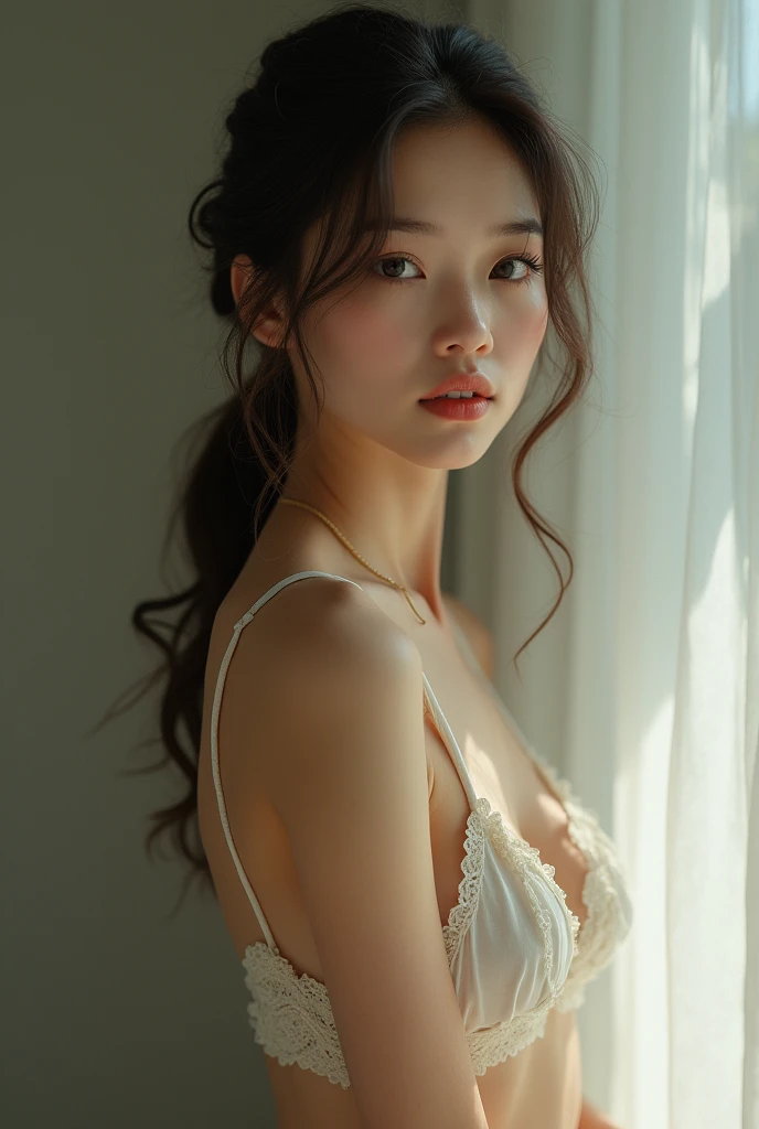 Pretty girl with little clothing