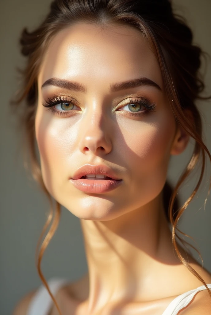 Soft glam eye makeup
