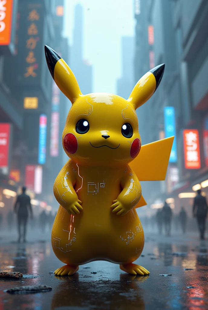 Pokémon: pikachu, Universo ciberpunk