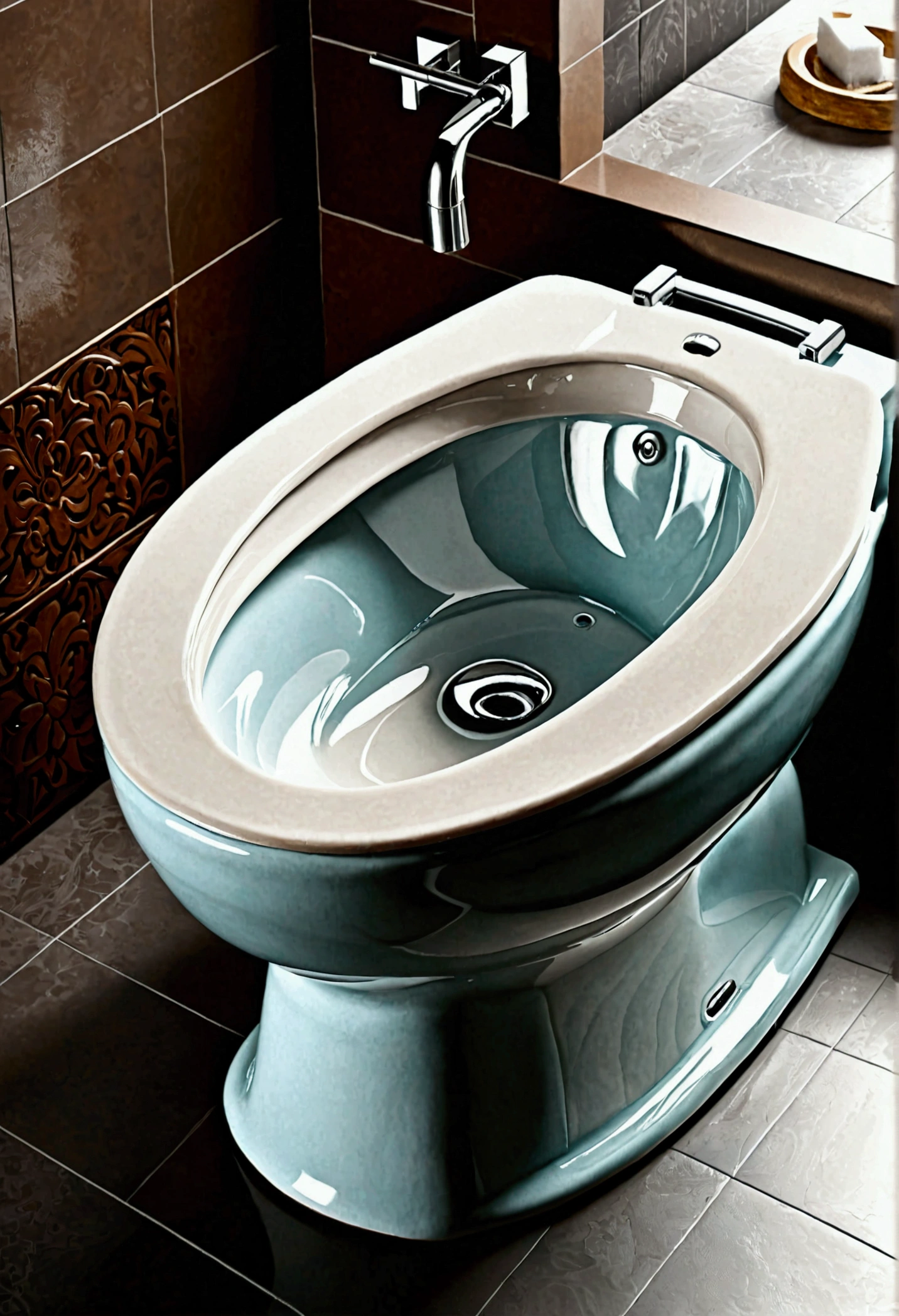 Ceramic toilet bowl