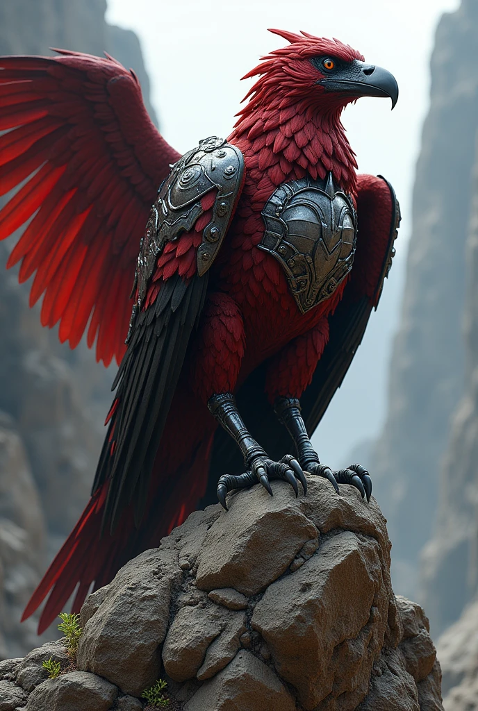 Armored red Raven