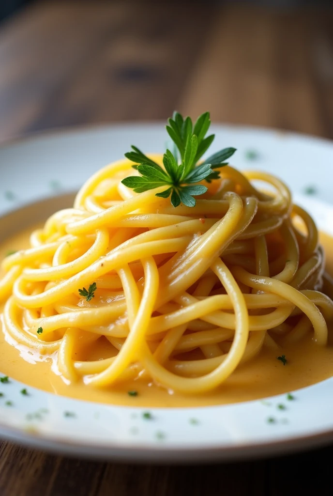 Cod roe sauce pasta