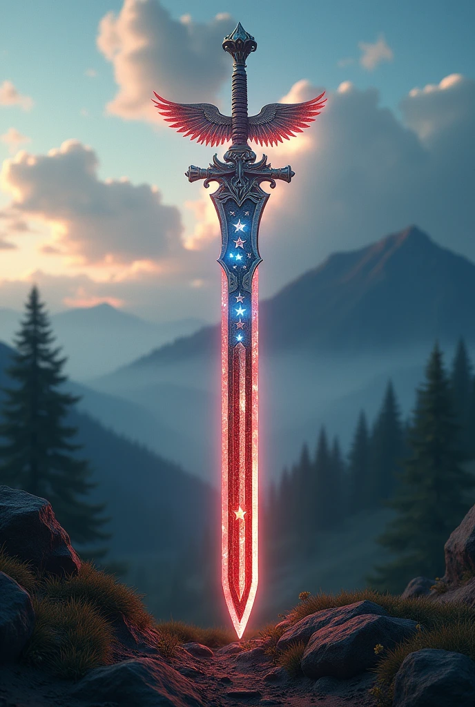 Show usa as magic sword 
