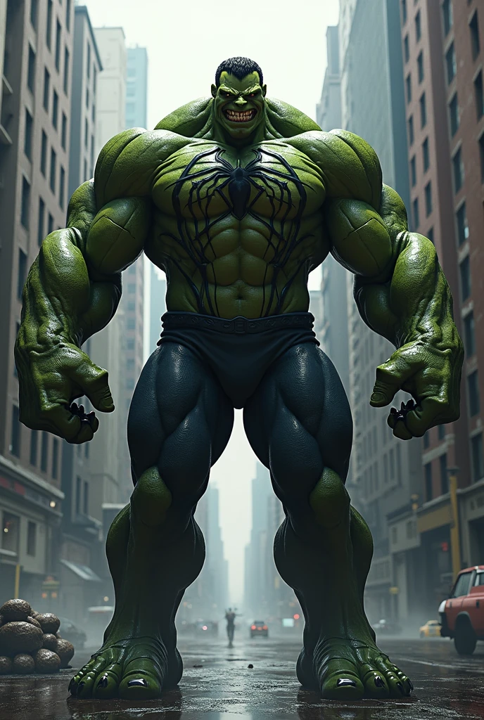 Spiderman transformer hulk venom muscle