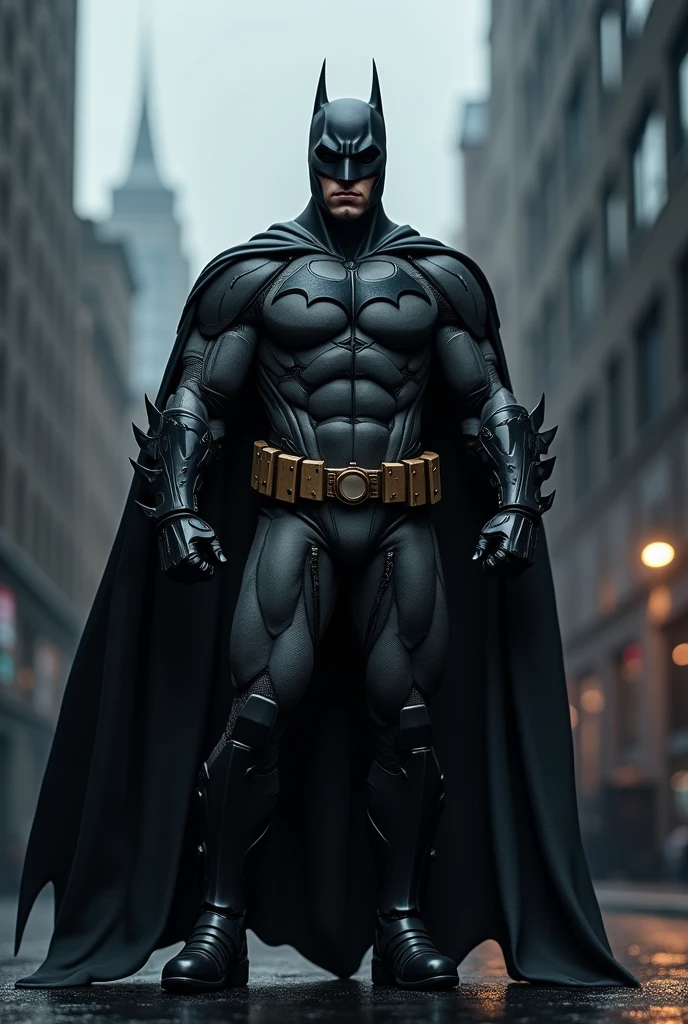 Take a picture and see how it would look with a well-detailed Batman suit