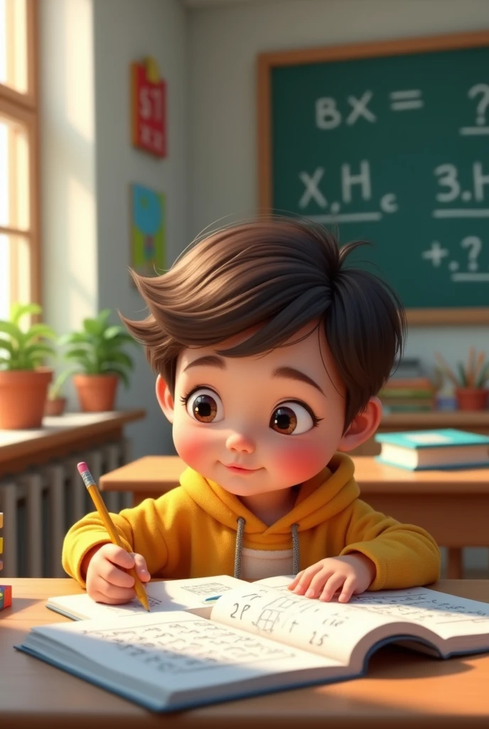 solving math operations for child