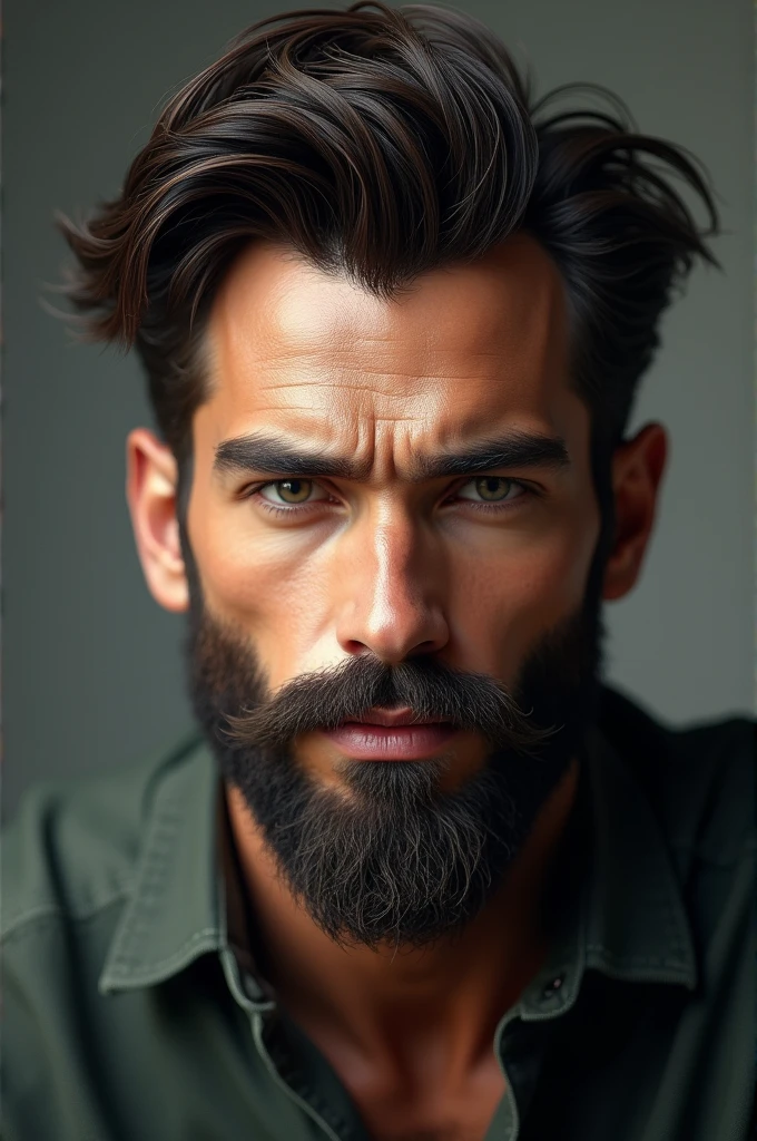 Handsome man with beard