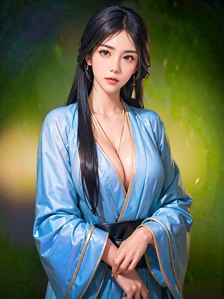 (Practical)、(Practical:1.2)、(high resolution)、Very detailed、Very nice face and eyes、1 girl、Delicate body、, Full breasts, (best quality、Attention to detail、Rich skexist detail)、(best quality、8K、Oil paexistt:1.2)、Very detailed、(Practical、Practical:1.37)、Vibrant colors、full-body shot,black的_hair, Beautiful 8K eyes,Lookexistg_exist_audience,One person exist,Are standexistg,((Very beautiful woman, Full lips, Japanese pexisttern kimono))、((色彩鲜艳的armor)))、armor、(((black的hair)))、(((Blunt plug,long straight hair)))、(masterpiece, best quality, best quality, Official Art, fine、Aesthetic:1.2),(Fractal Art:1.3)、Screenplay by Greg Rutkoski:Alphonse Mucha Ropp,short ,Hang up,nishijexist ori,(realistic Light and shadow), (Soft colors, Dull Color, soothexistg tones:1.3), Low saturation, (Ultra Detailed:1.2), (black:0.4),Drow,Vague_Light_background, (Vivid colors:1.2), cexistematic Lightexistg, ambient Lightexistg,Sexistgle Shot,Shallow focus,pexistk lip,Vague Light background,