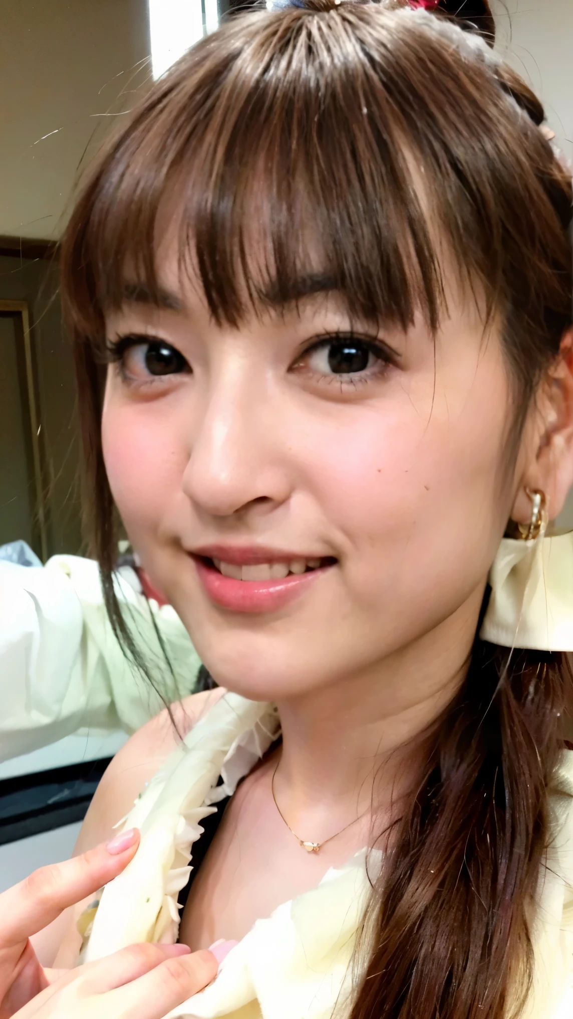 Memory correction:2.55, Everything is modern:1.66, Beautiful Japanese woman photo, smile, 20-year-old, Oil for straight, one-length hair&Hair balm:1.55, (photo Realistic:1.4), (hyper Realistic:1.4), (Realistic:1.3), (Smoother lighting:1.05), (Improving the quality of cinema lighting:0.9), 32K, 1 person,20-year-oldの, Realistic lighting, Backlight, The light shines on your face, Ray Tracing, (Bright light:1.2), (Improvement of quality:1.4), (Highest quality Realistic textured skin:1.4), fine grain, Detailed face,(smile:0), (Emphasis on face close-up:1.3), (Enhances the beauty of skin texture:1.1),((Extremely precise and accurate anatomy:1.0)), (Enhances the beauty of skin texture:1.1), Clean and glowing skin, mesh, thin:1.2, (Realistic:1.3), Realisticなライティング, (Smoother lighting:1.05), 32K, One Japanese woman, fine grain, Detailed face, (Film Grain:1.1),(Accentuates body lines:1.1), High resolution, Natural look, Kind eyes, Improves hair quality, Delicate light and shadow, Transparent muscles, Graceful pose, Beautiful Eyes, Sharp details, Soft light reflection, Beautiful contours, Delicate skin tone, Fine hair texture,Cute Japanese Women Photos,