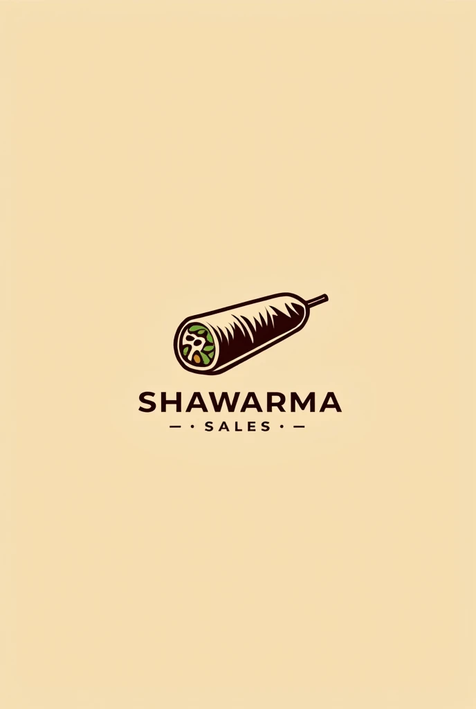 A stylish looking logo for shawarma sales
