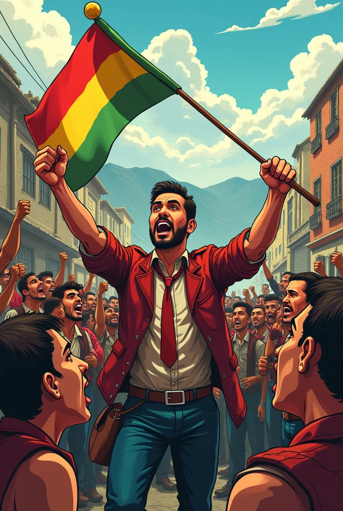 cartoon of the bolivian revolution by dialogues