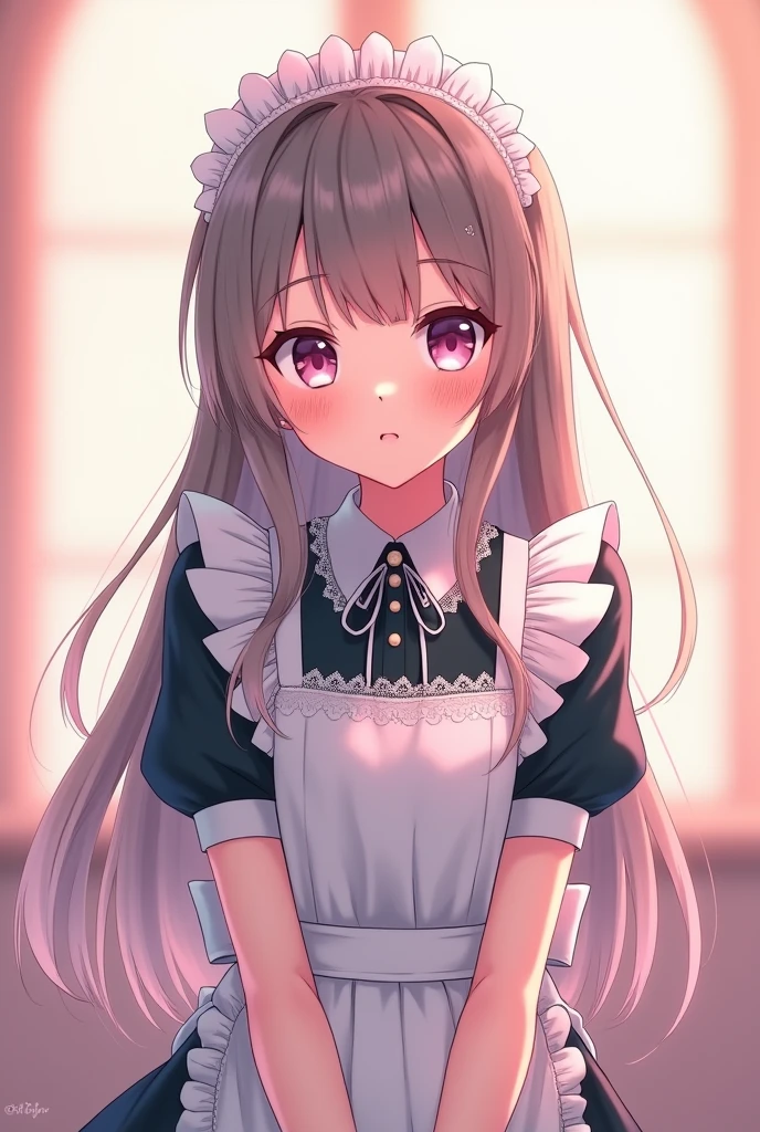 Anime girl,maid outfit