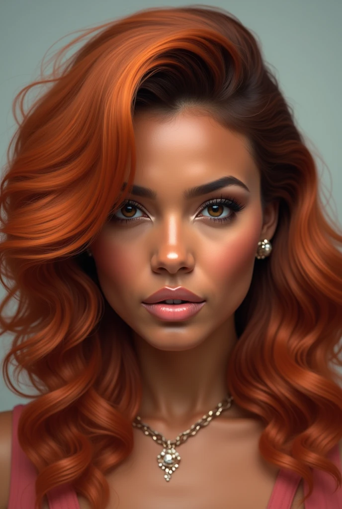 What Niurka Murillo would look like with copper hair