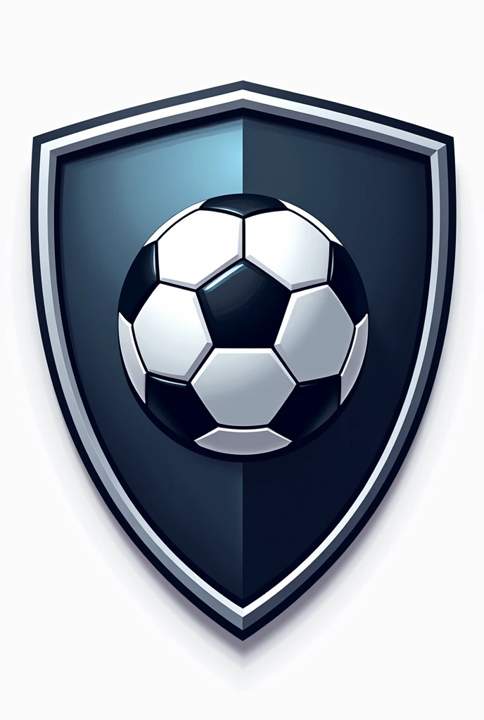 Make a football shield with a transparent background