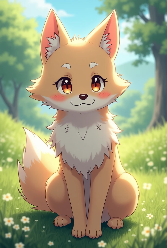 Cute Anime wolf adult girl