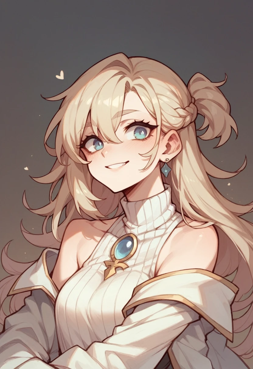 A faint smile