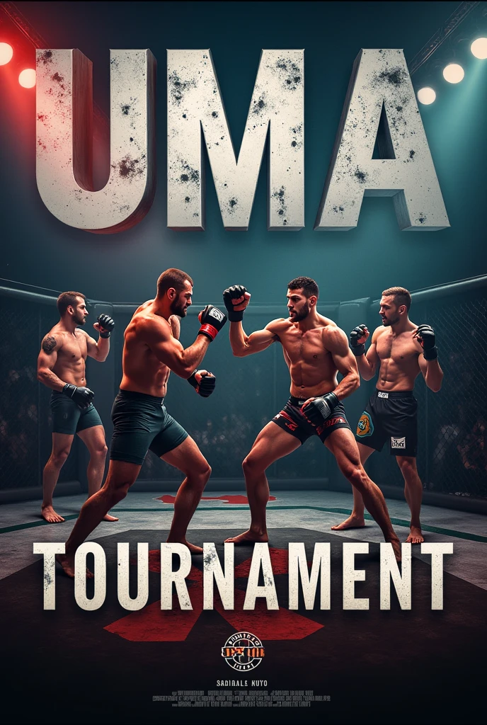 mma wallpaper that has text fourth internal mixed martial arts tournament